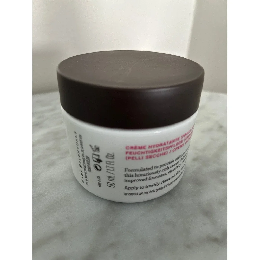 Bare Escentuals bareMinerals Purely Nourishing Facial cream dry skin , 1.7 oz